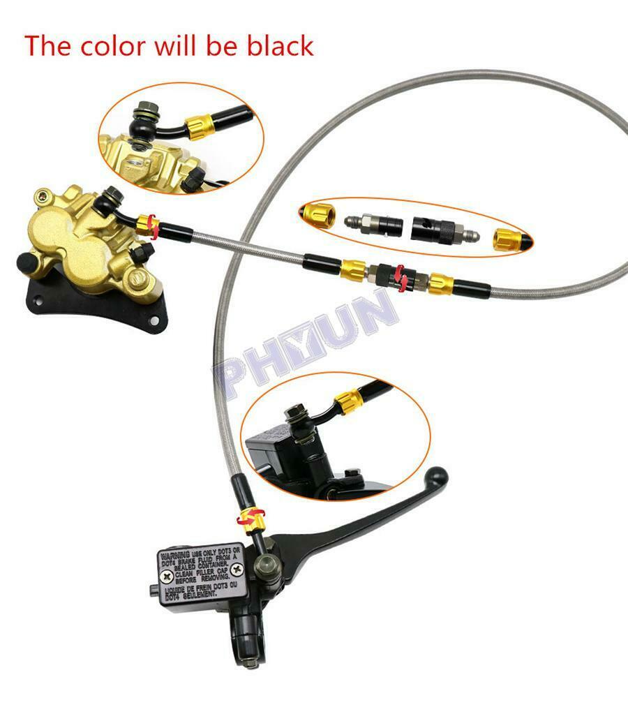 Quick Release Fittings - AN3 Brake Line Tubing Rapid Disassembly Brake Hose Kit