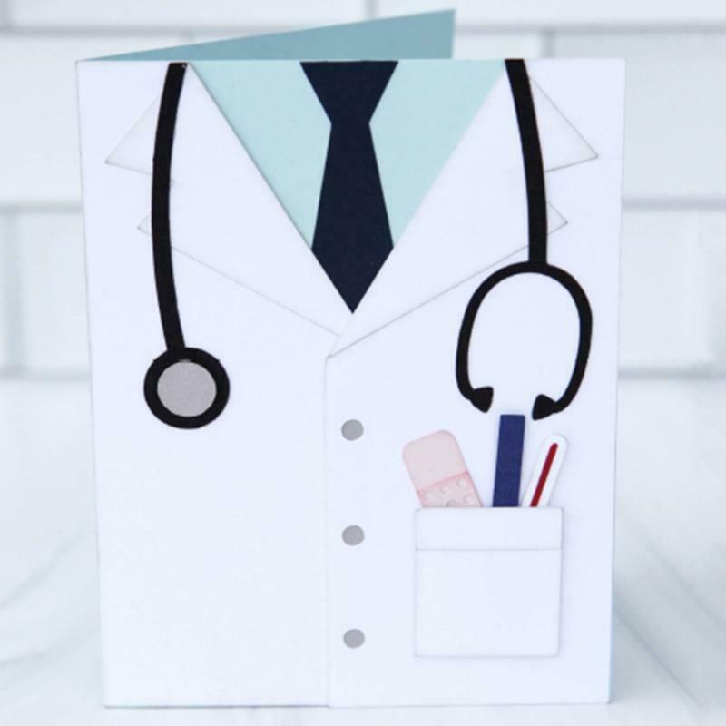 Doctor Clothes Metal Cutting Dies Stencil DIY Scrapbooking Album Paper Card Mold