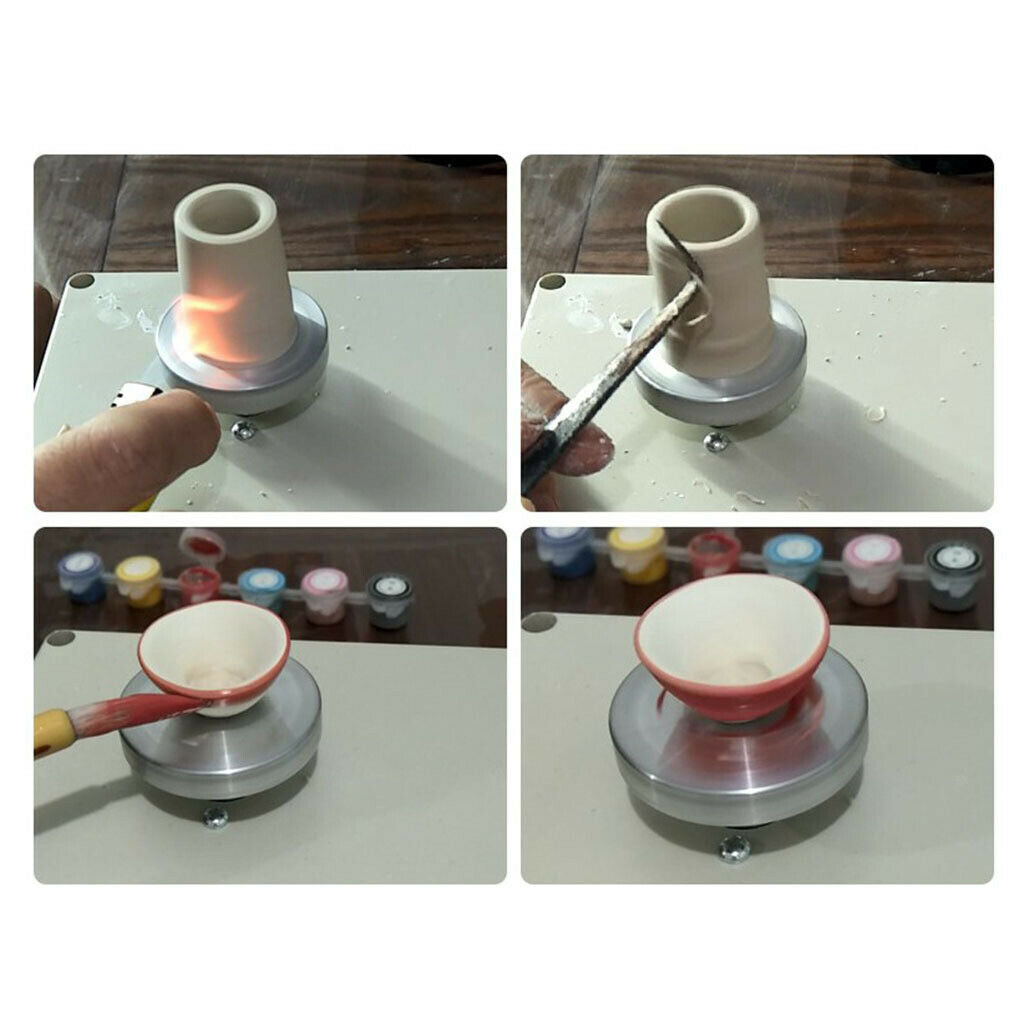 2000RPM USB Mini Pottery Wheel Ceramic Machine Clay Work Art Craft Tools DIY