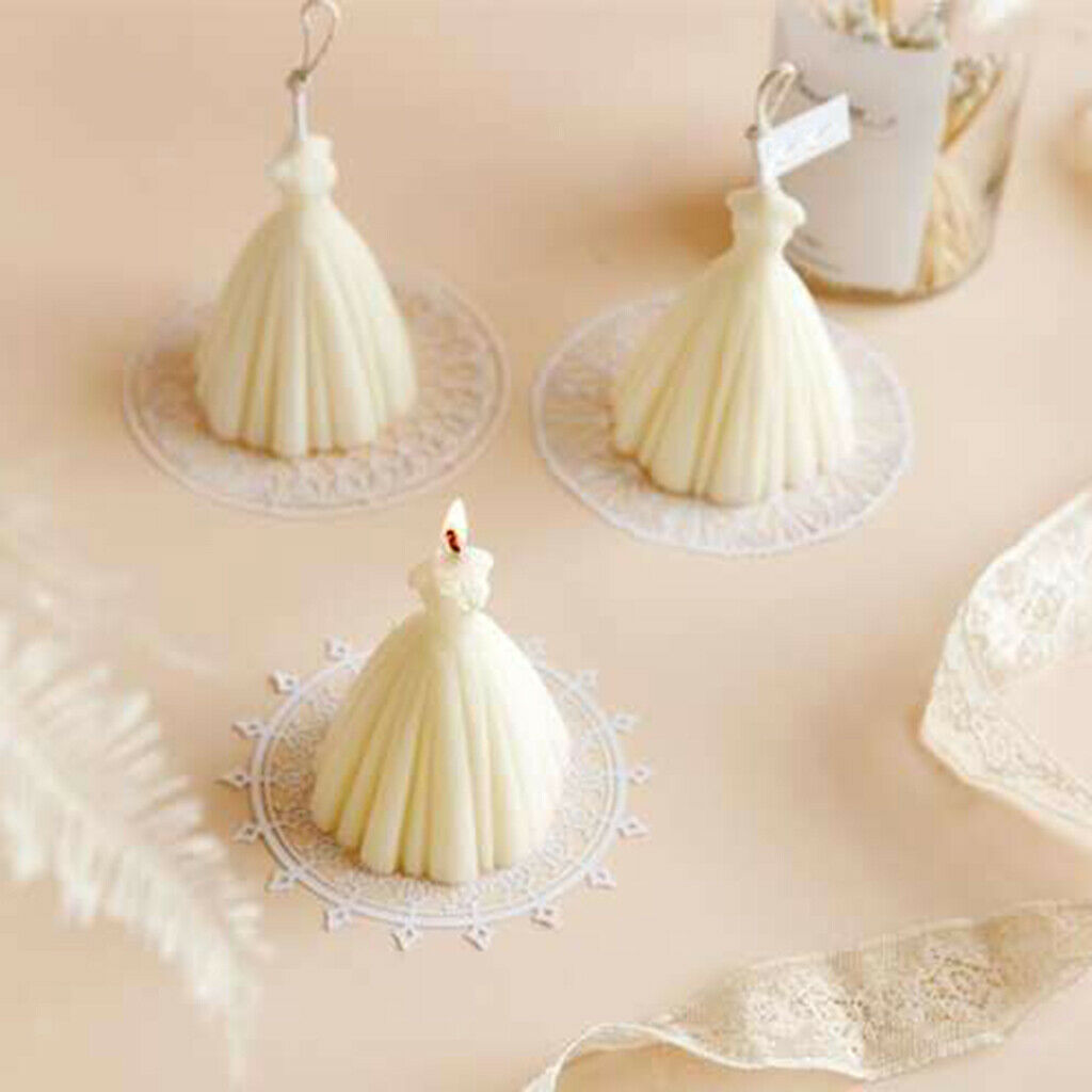 Scented Candle Wedding Bride Gown Essential Oil Living Room Bedroom Decor