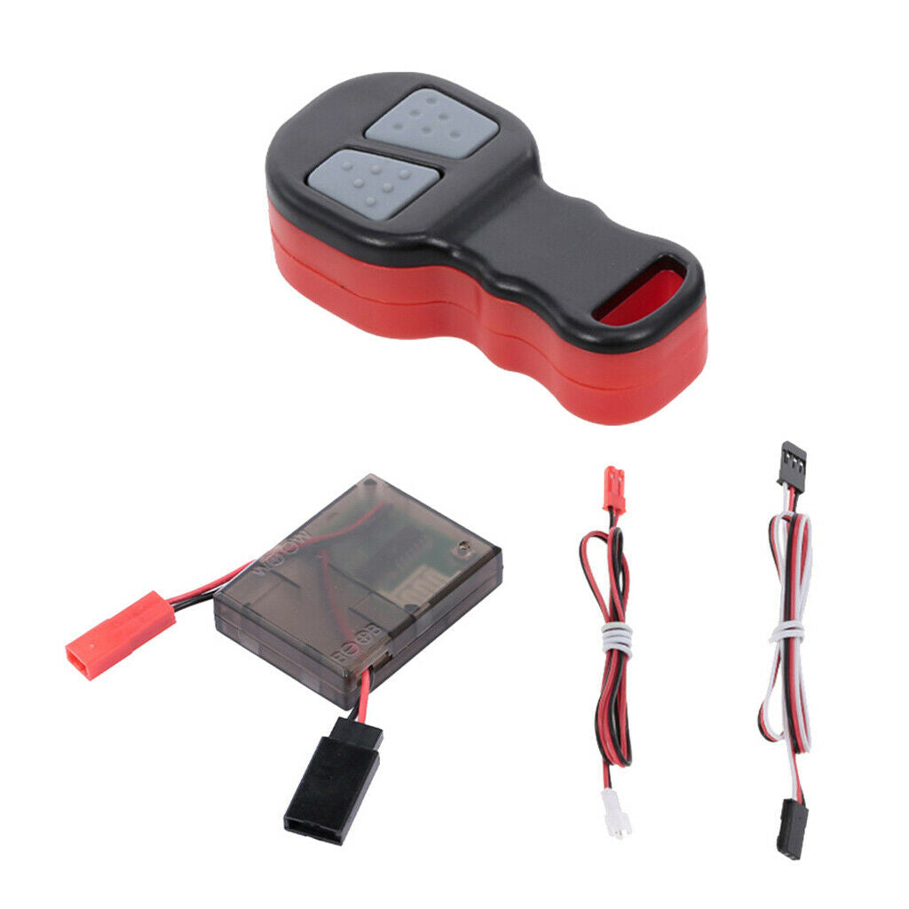 Wireless Remote RC Crawler Winch Wired Automatic Winch Control System and