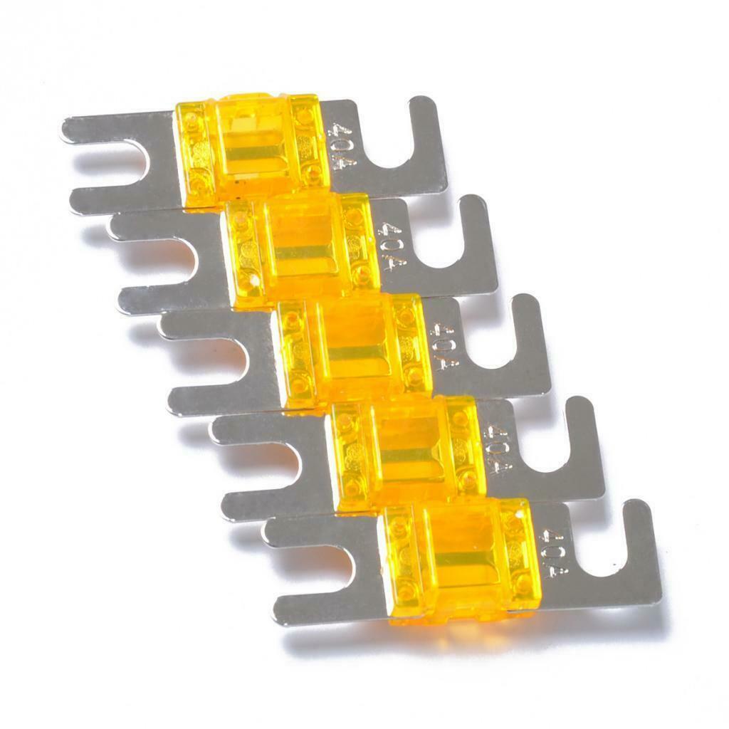 10Pcs 80A + 40A 12V / 24V / 32V Car Truck Audio System Mini ANL  Fuse Kit