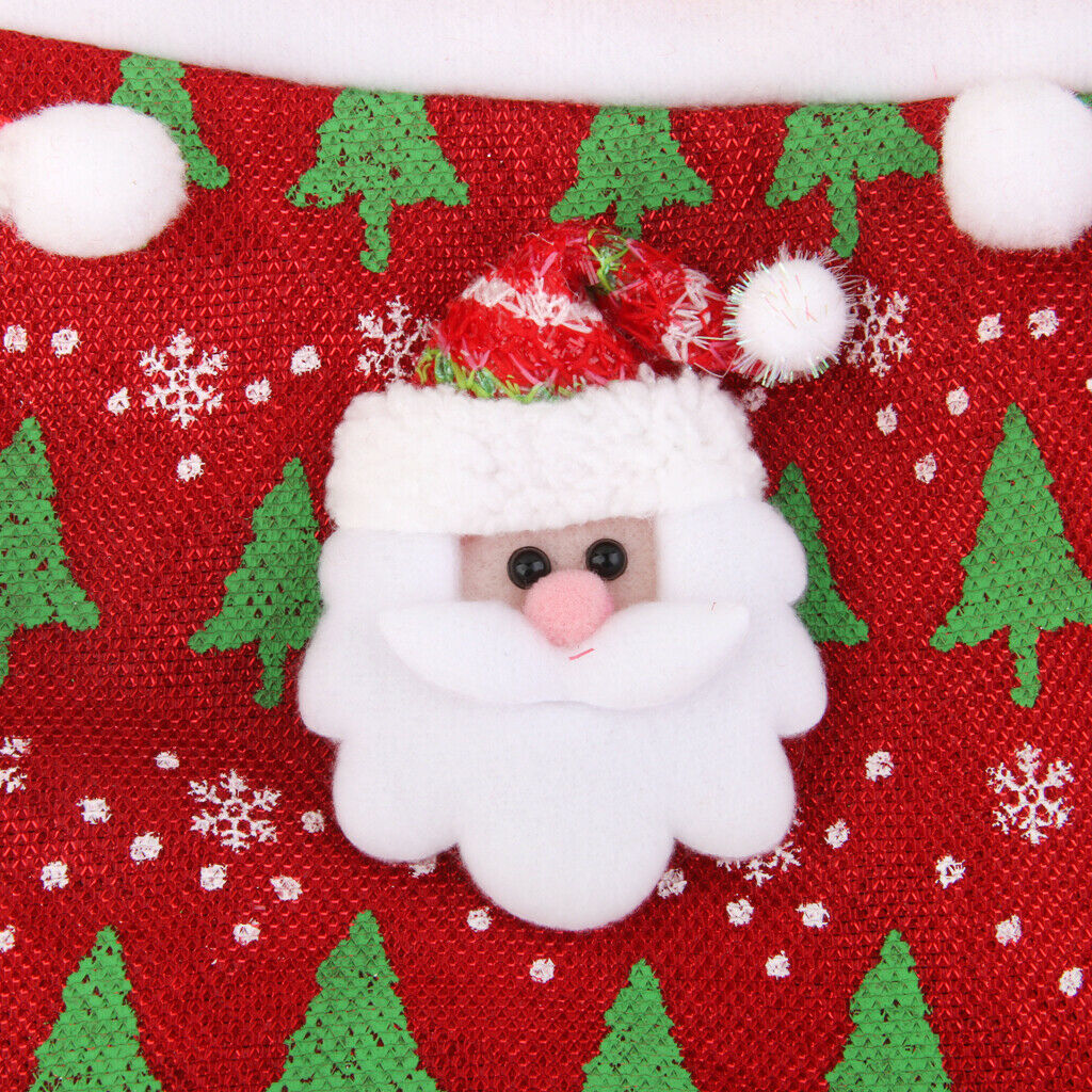Christmas Tree And Snowman Candy Applique