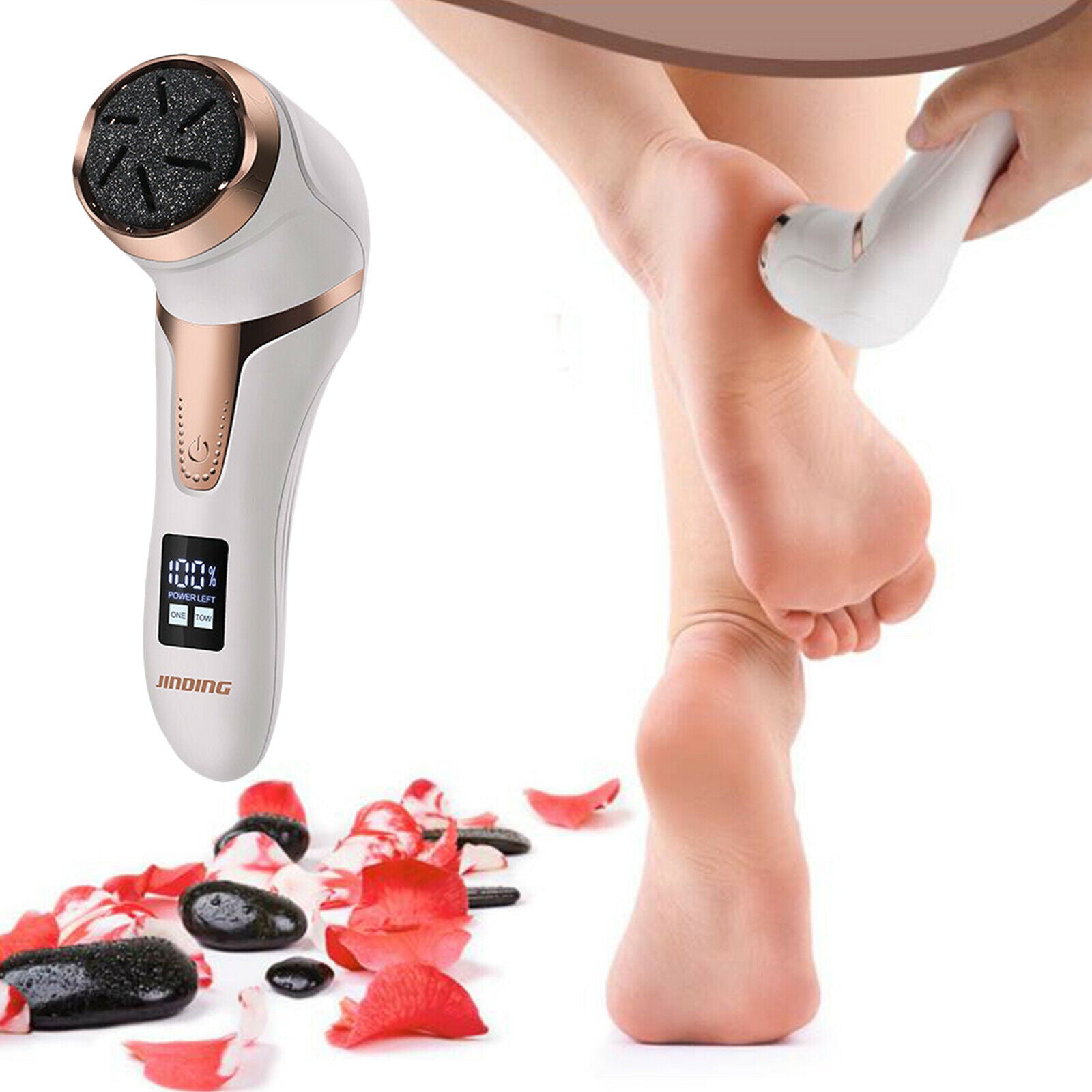 Electric Vacuum Foot Grinder File Dead Skin Callus Remover Pedicure Tools