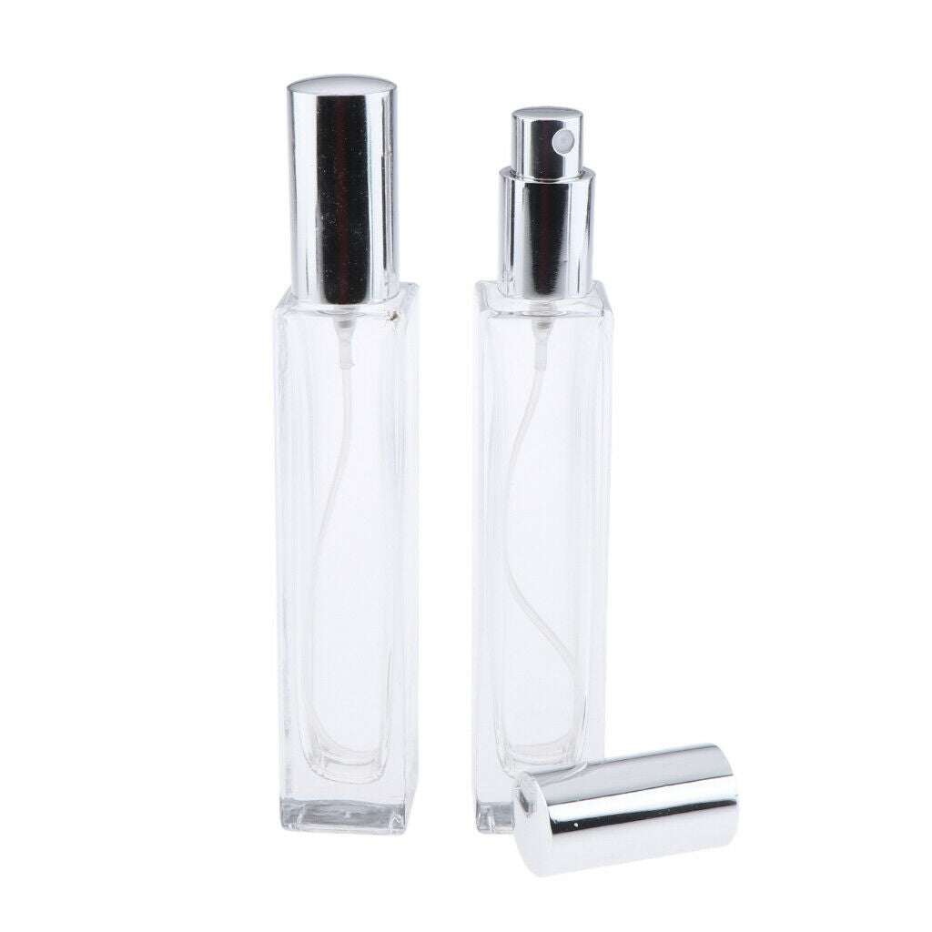 4pcs Glass Spray Bottle Perfume Vials Travel Storage Container
