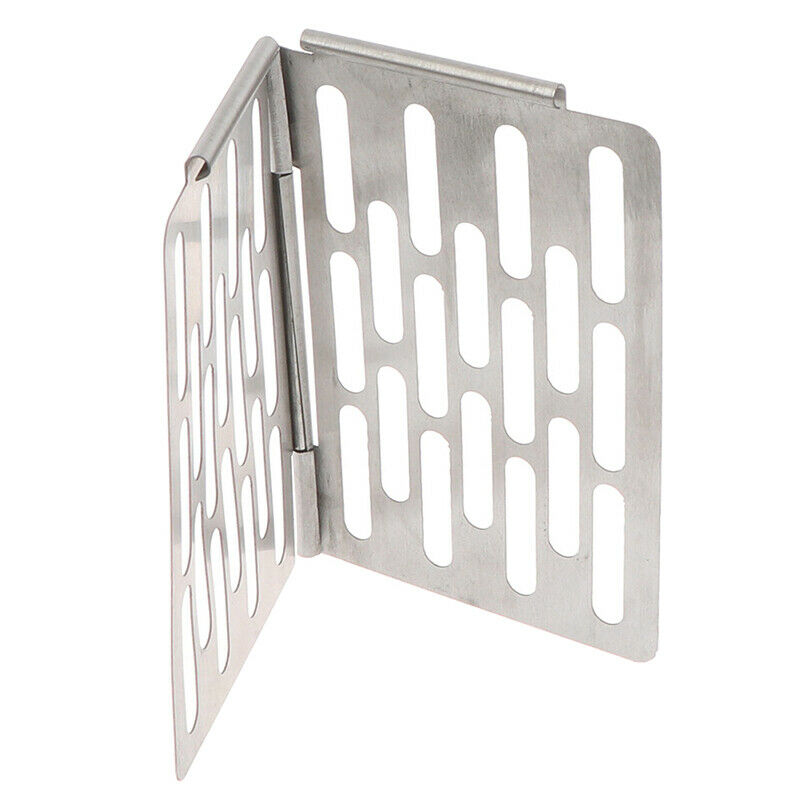 Folding Grill Plate Portable BBQ Stainless Steel Mini Shelf Outdoor Picnic  g SJ