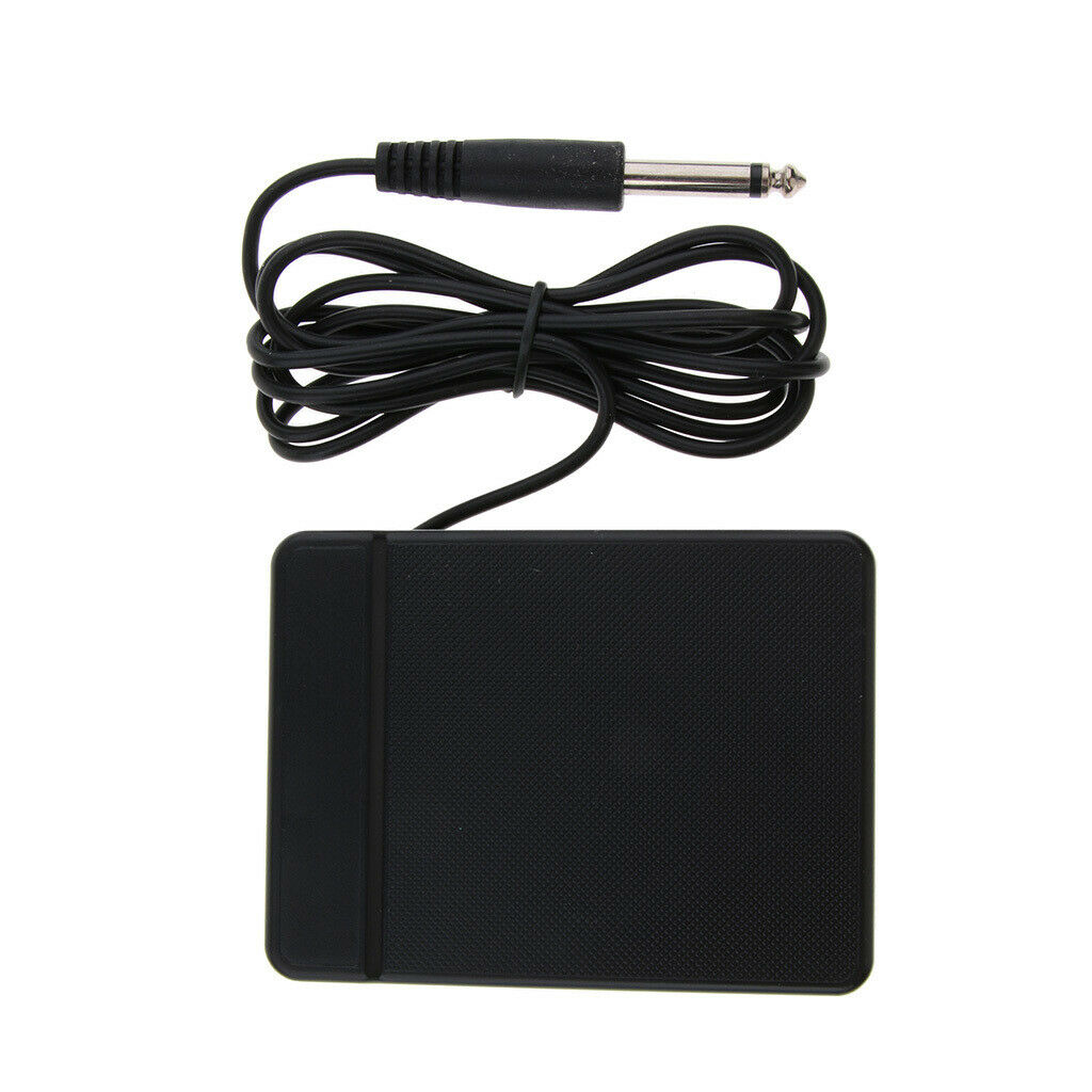 Electronic Piano Sustain Pedal Keyboard Foot Switch DIY 61/88key Black