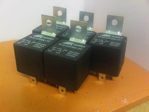 5 x AUTOMOTIVE CAR BIKE BOAT 12V 30A 40A AMP 5 PIN RELAY amp NEW