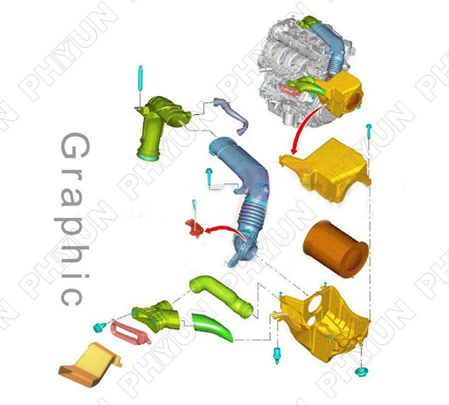 For 2019-20 Ford Focus Hatchback 4D Sedan 5D Air Intake Inlet Tuyere Accessories