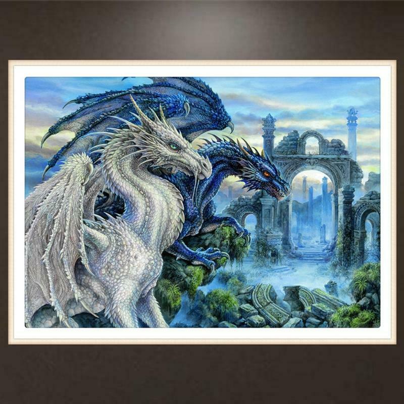 Dragon 5D Diamond Embroidery Painting DIY Painting Cross Stitch Home Decor Kit