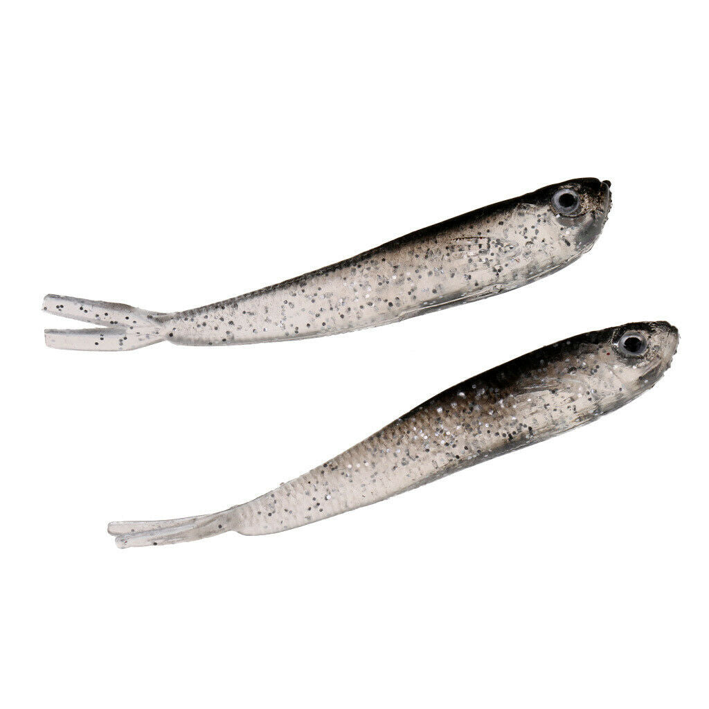 10 Pieces Soft Plastic Lure Tiddler Bait Bionic Bait Saltwater Fishing