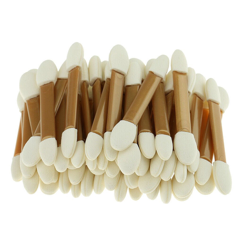 50pcs Disposable Double Sided Eyeshadow Brush Sponge Typed