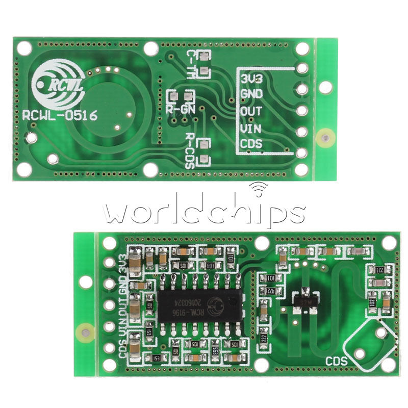 2PCS Microwave Radar RCWL-0516 Sensor Switch Human Body Switch Sensing Detector