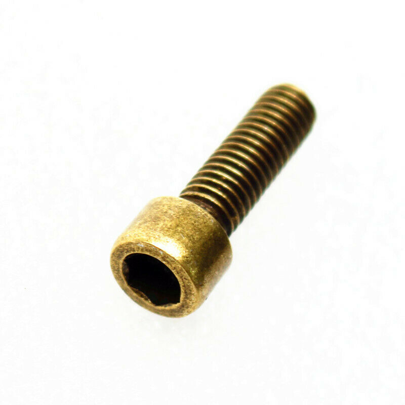 M6 20 pcs Bronze Fairing Body Top Hexagon Inner Hexangular Bolts Screw Universal