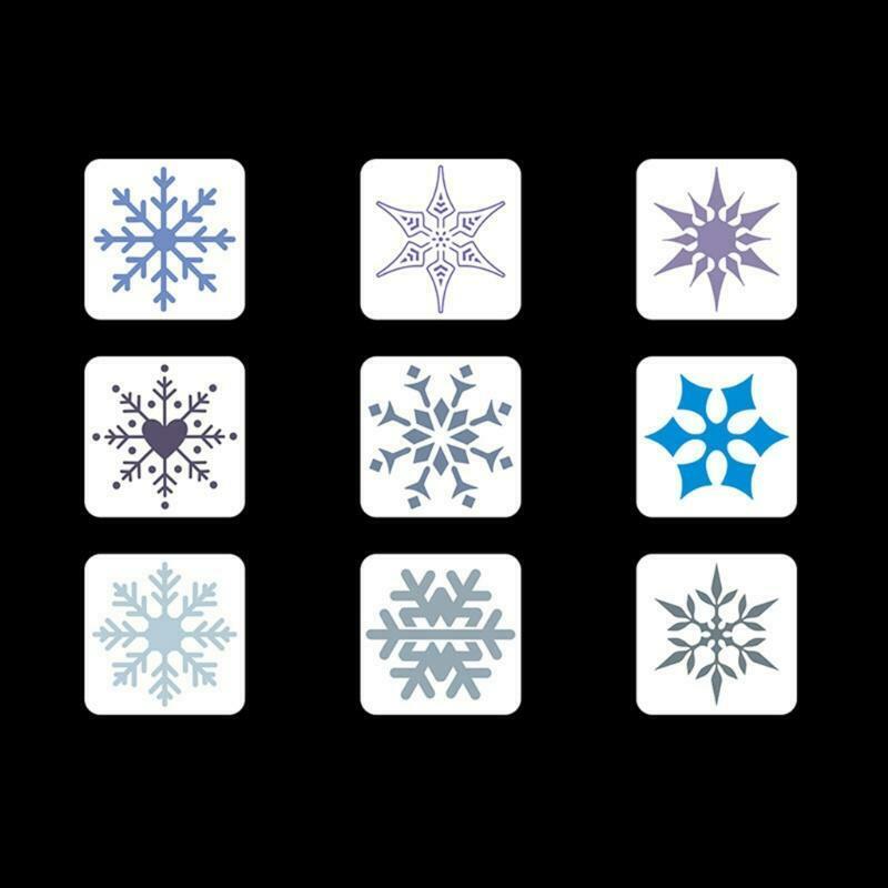 22 Pcs Christmas Stencils Plastic Drawing Templates for Home School Party Decor