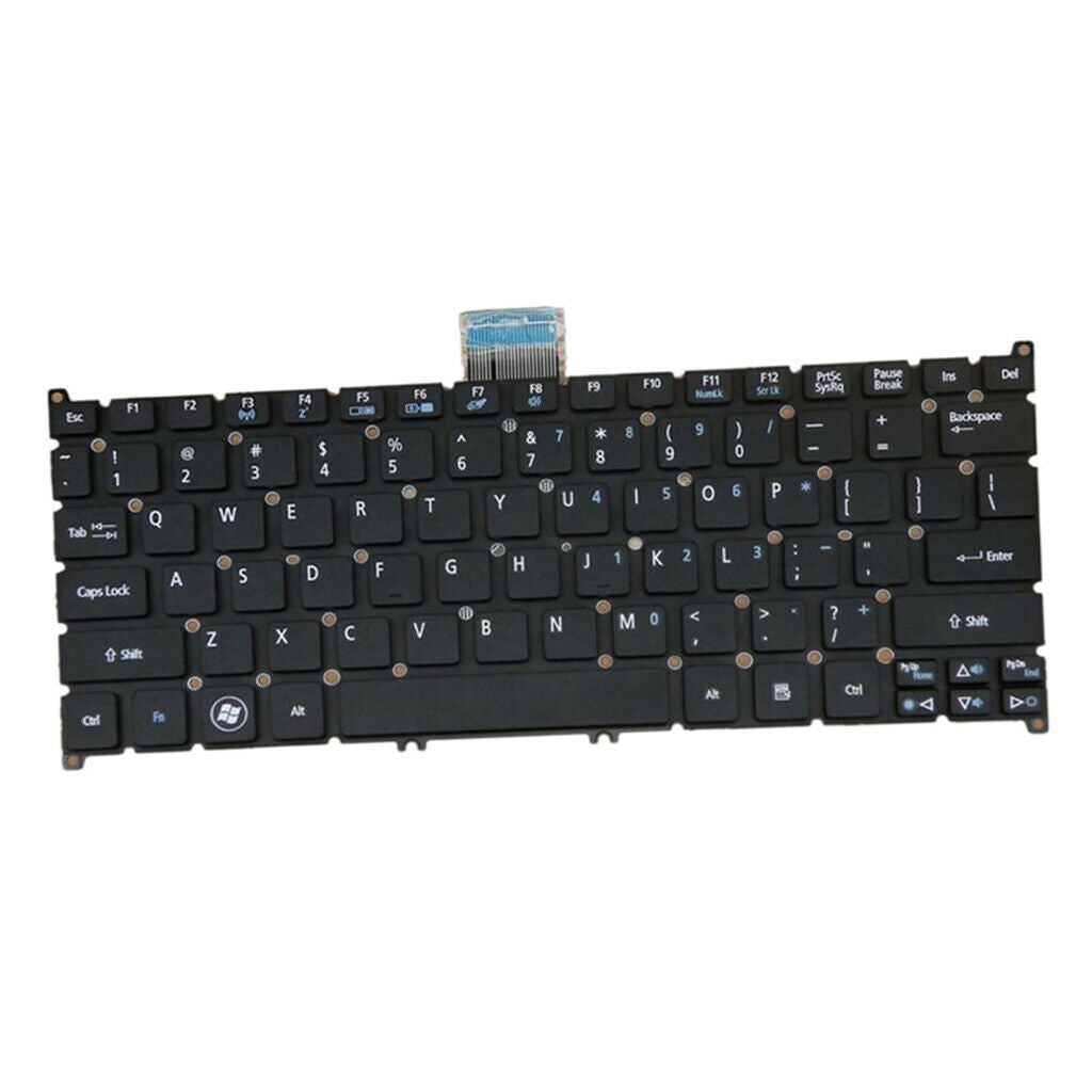 Keyboard US Layout for Acer S3-951 S5-391 TravelMate B1 w/ Frosted keycap