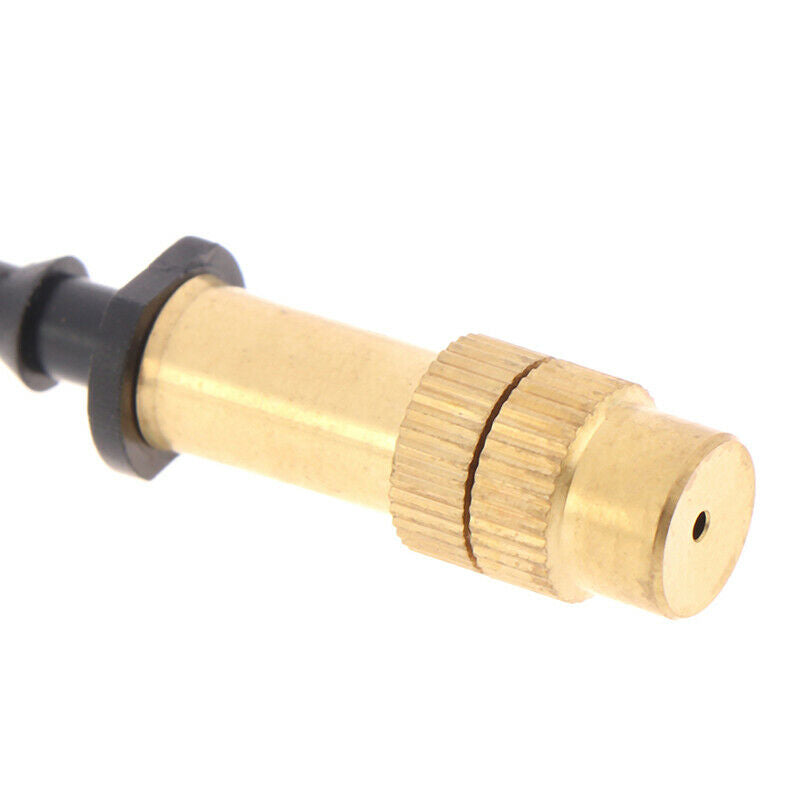 1pcs Micro Drip Irrigation Misting Brass Nozzle Garden Spray Cooling Par.l8