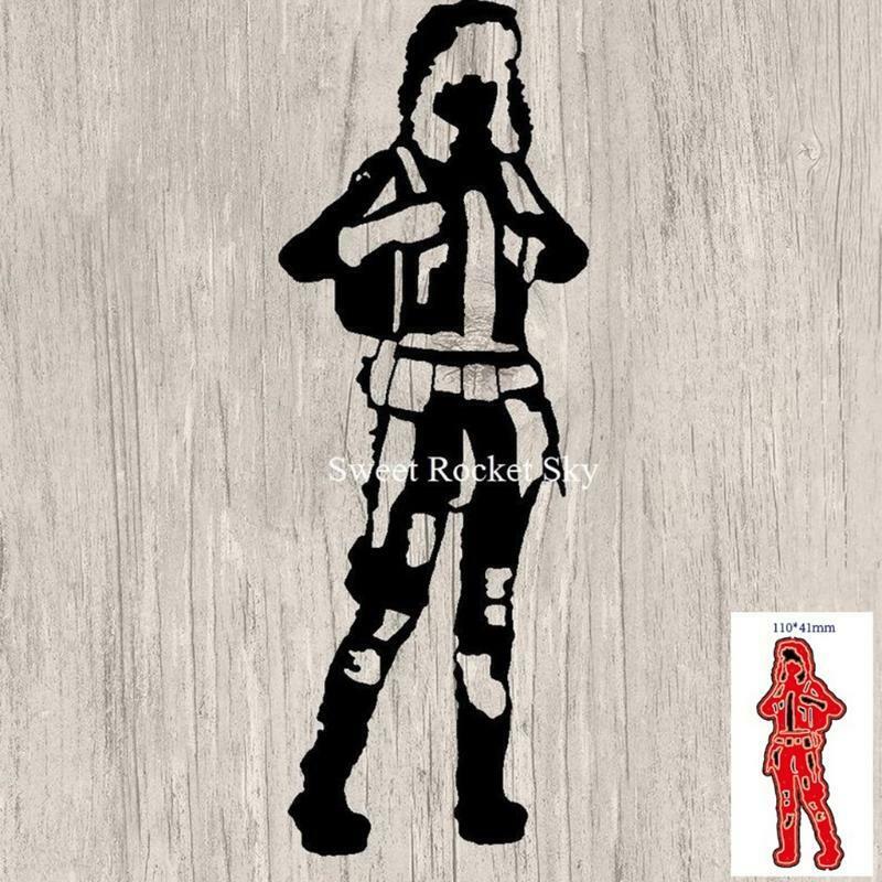 Sport Girl Metal Cutting Dies Stencil DIY Scrapbooking Album Paper Card Template