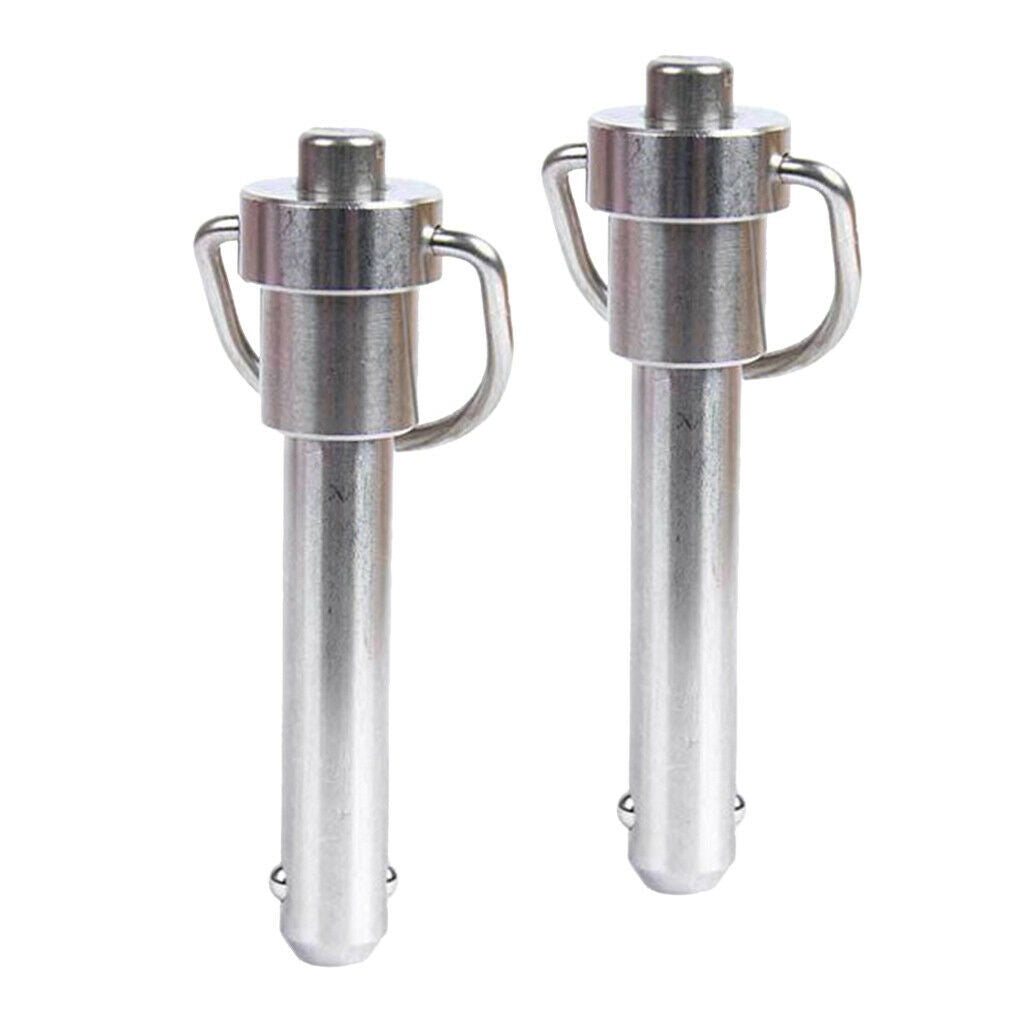 Pack of 2 Quick Release Ball Lock Pins Lock Quick Release Ball Pin 15mm