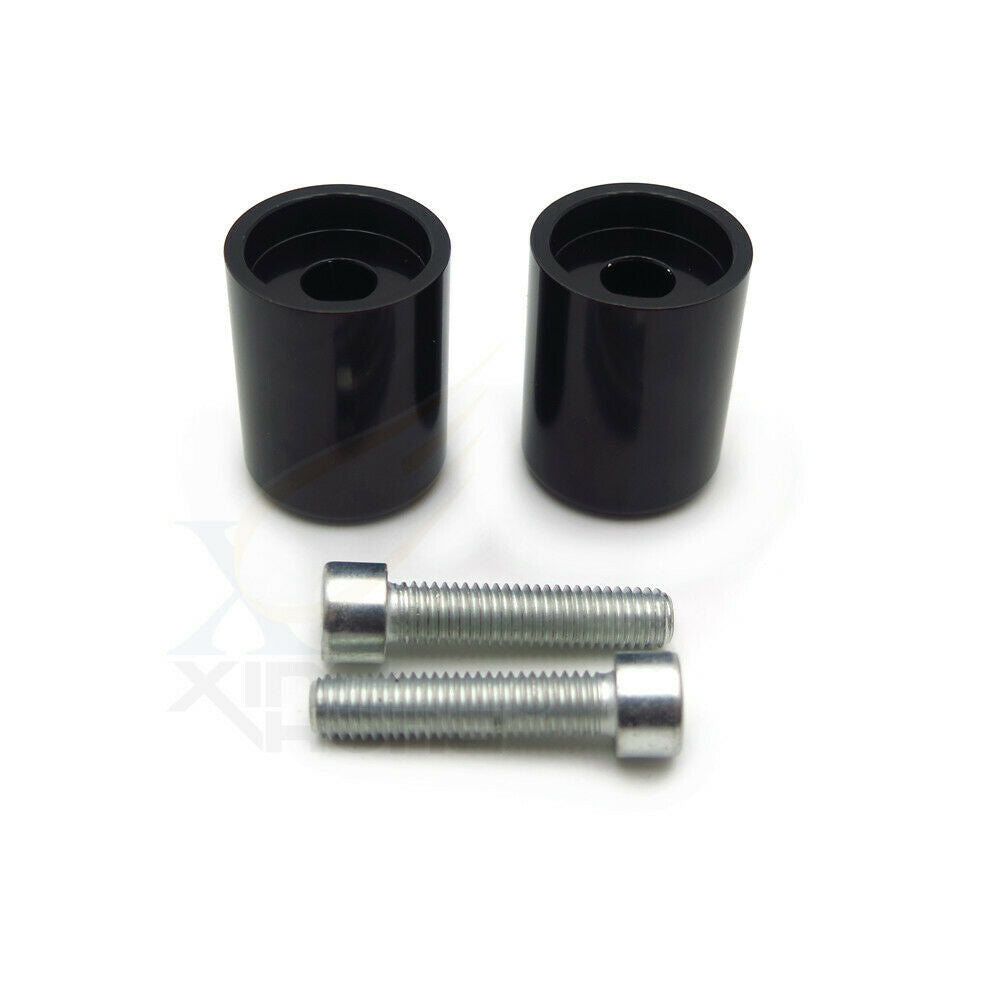 Black Motorcycle Bar Ends Handlebar For Kawasaki Ninja ZX6R 95-12 ZX6RR 03-12