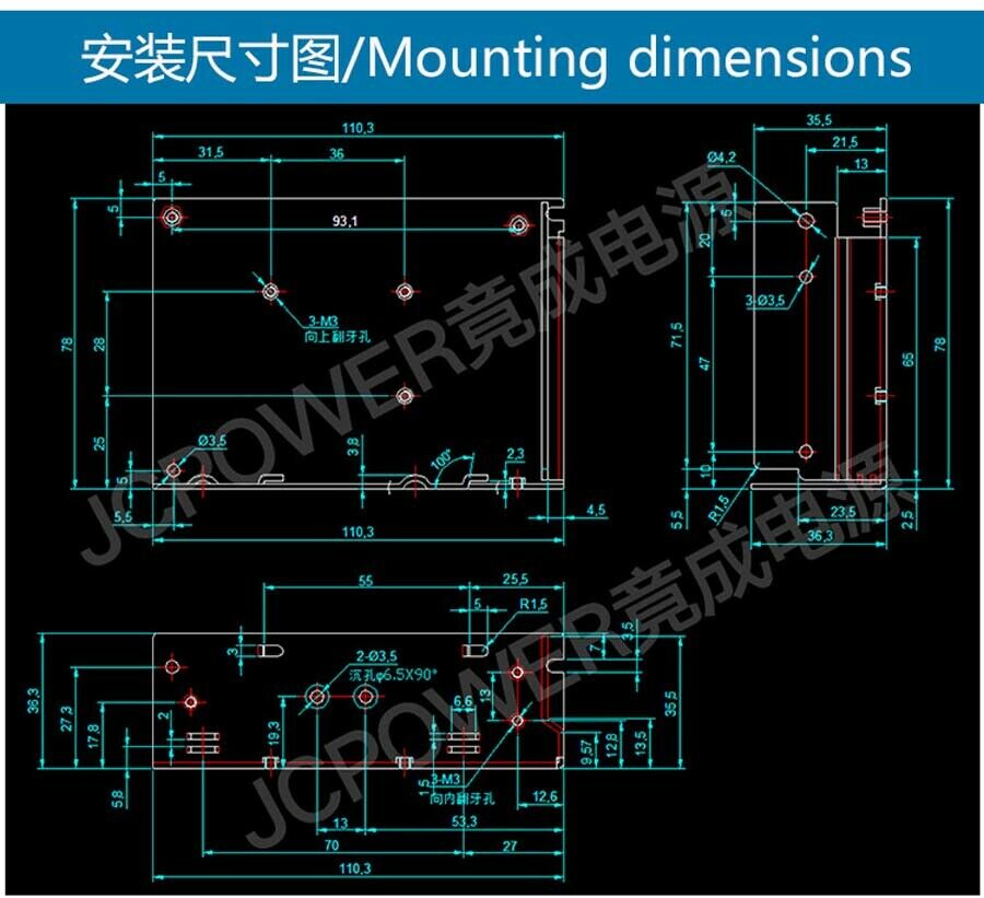 5V 6A 30W DC Regulated Switching Power Supply PSU Transformer LED Strip CCTV