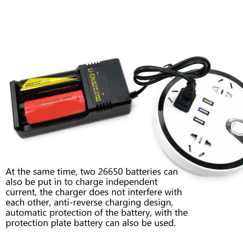 Universal Charger for 18650 Battery 21700 Battery Chargers 110V-240V