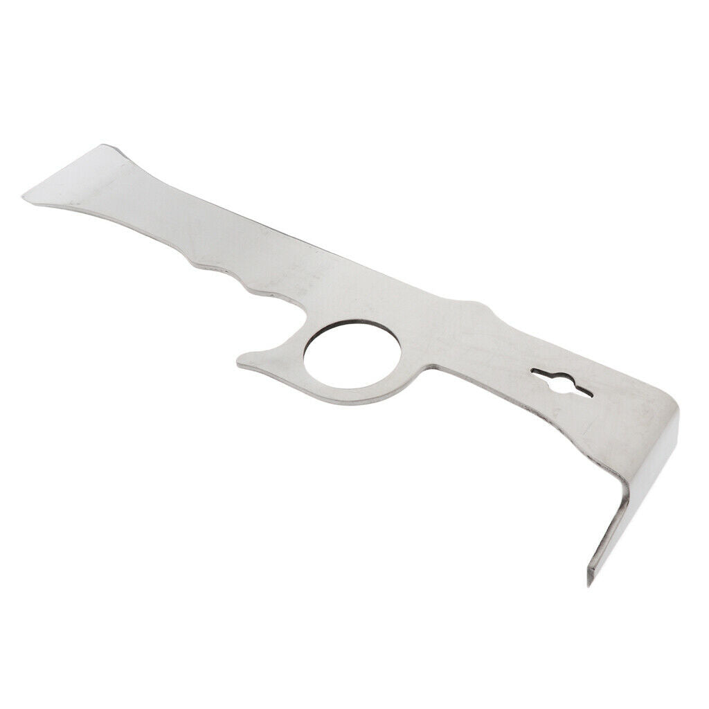 Polished Stainless Steel Beehive Bee Hive Honey Scraper Tool for Beekeepers