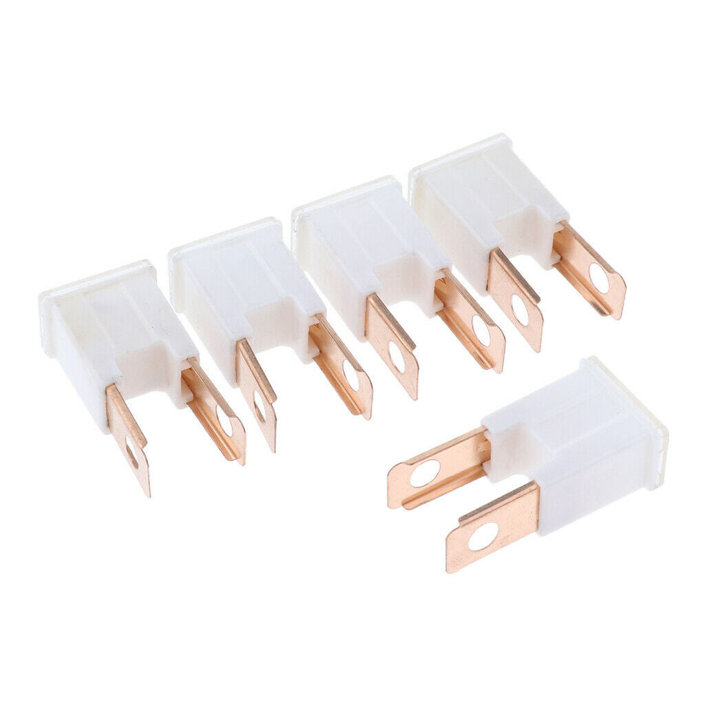10 Pieces Car Auto DC 32V 120A FLK-M Male Straight  PAL Fuses - Brown