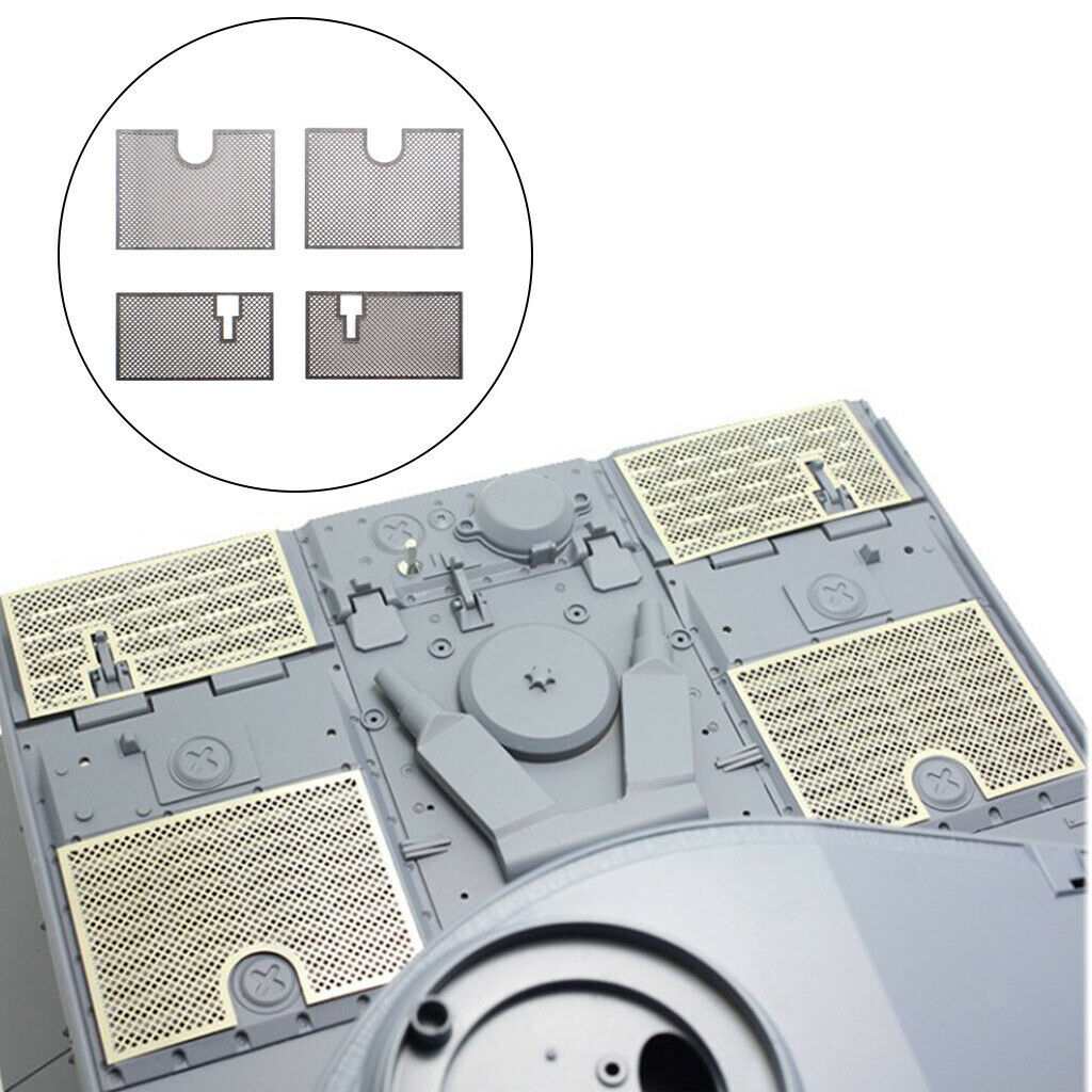 4Pcs Protective Net for 1:16 Heng Long German Tiger 3818 DIY Accs Parts