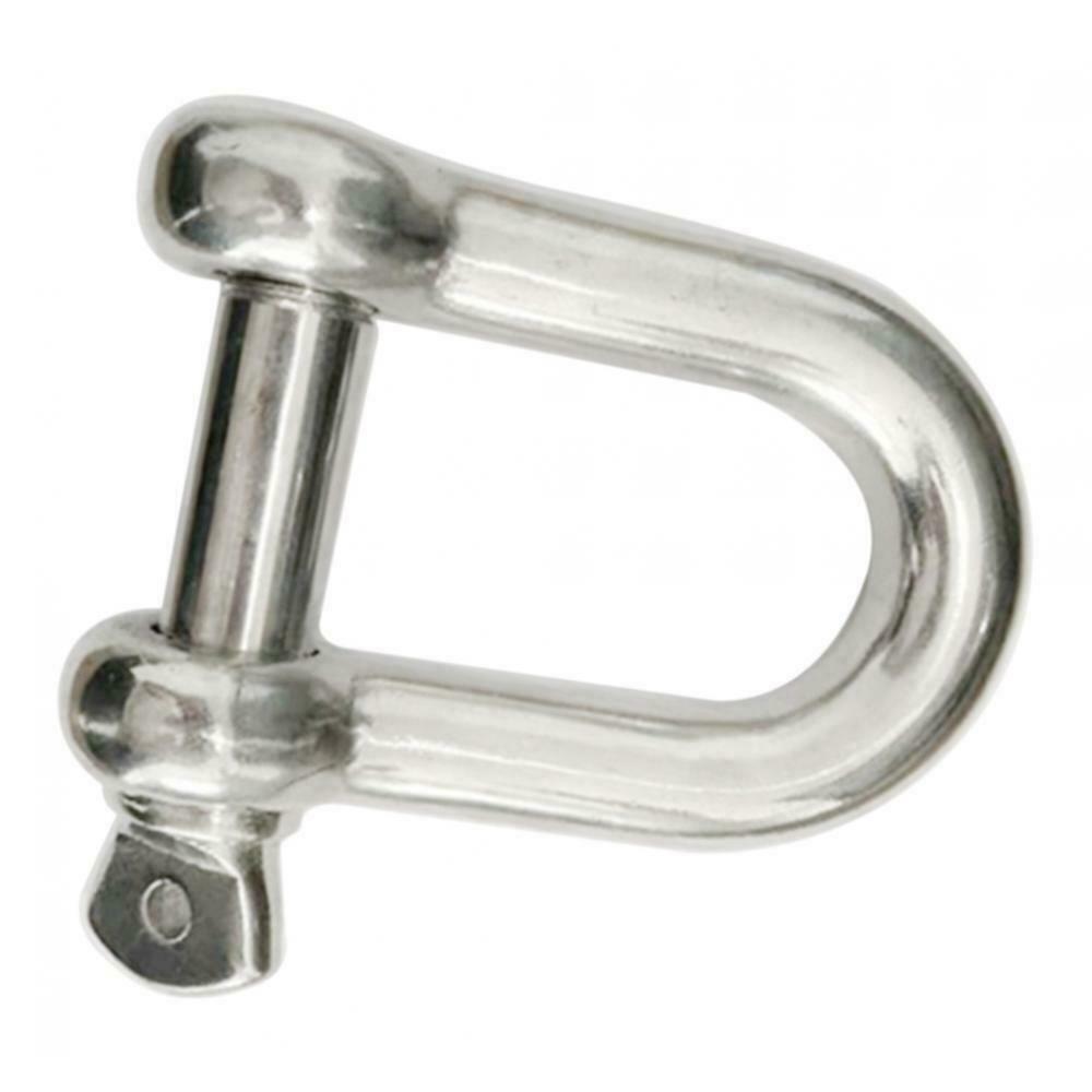 304 SS Dee Shackle Buckle D-Ring Rustproof For Mairne Boat Sailboat RV 14MM
