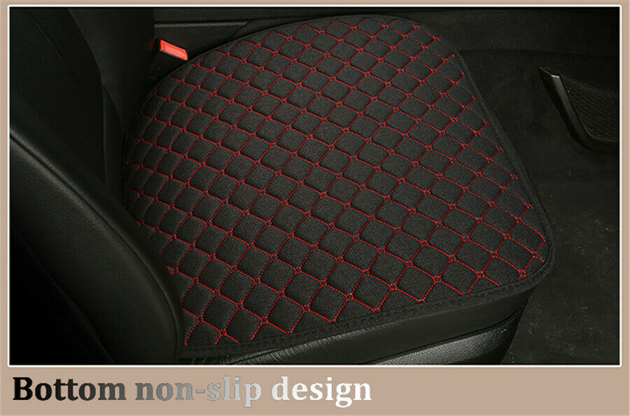 Breathable Universal Seat Cover Mat Cushion Pad For 2 * Front Seat Easy Install