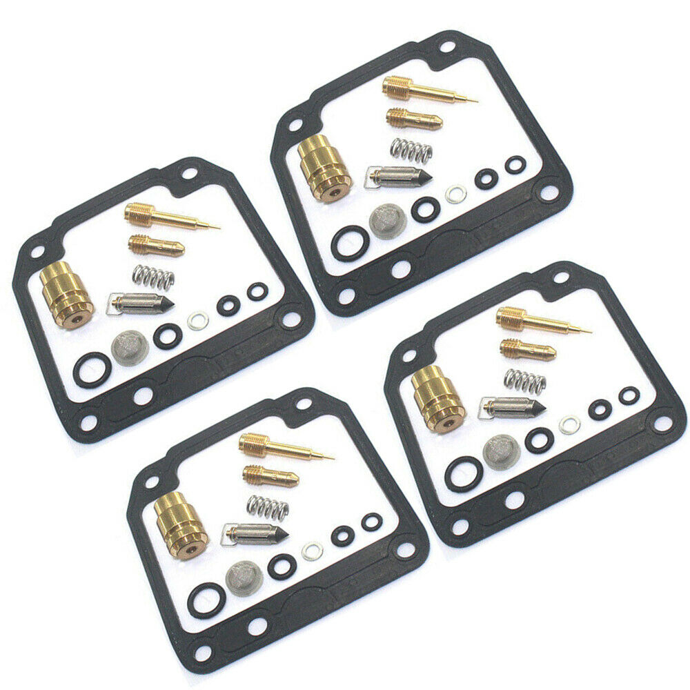 4 Sets For 1981-1983 YAMAHA XJ550 XJ550R SECA Carburetor Carb Repair Rebuild Kit