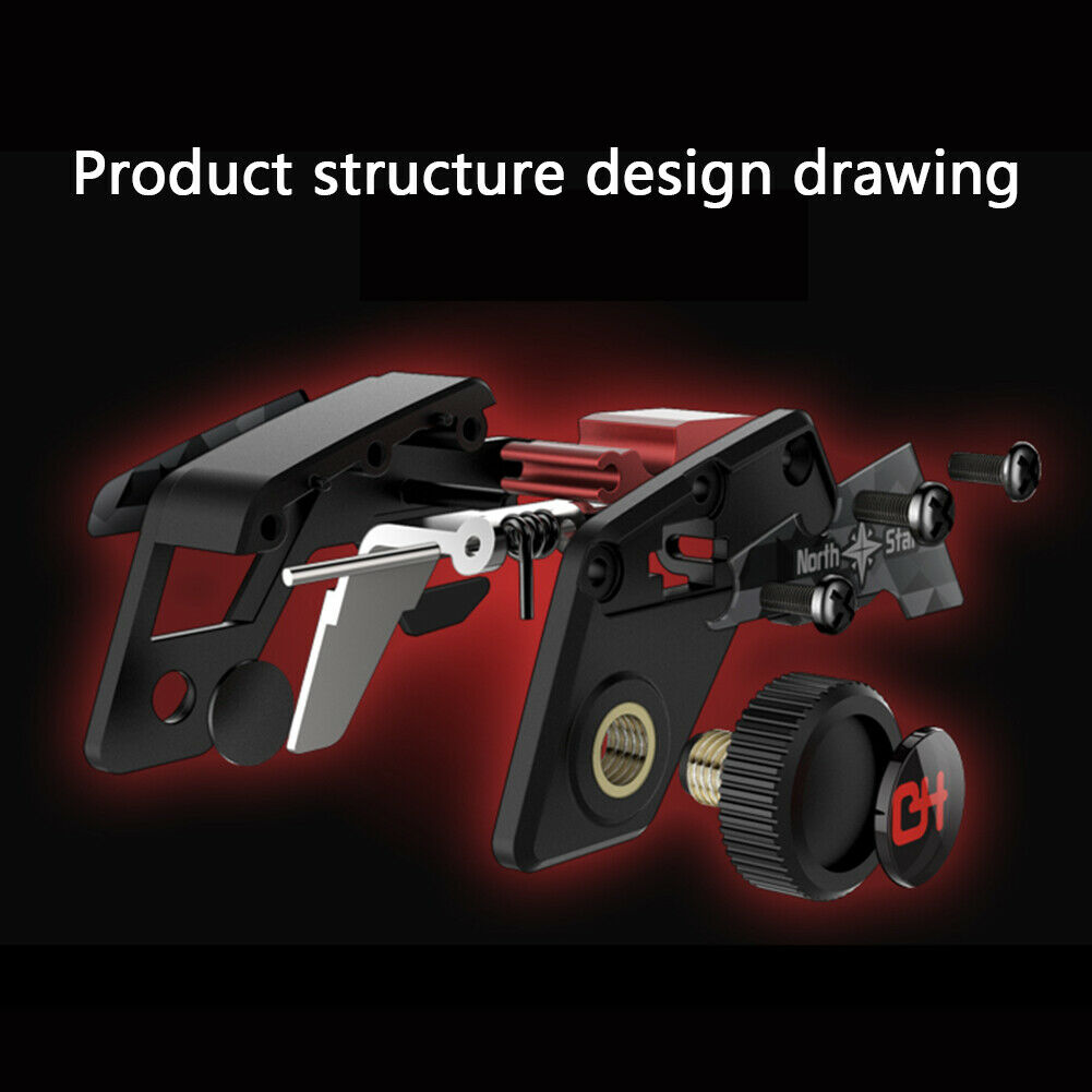 1 Pair Mobile Phone Game Fire Button L1 R1 Aim Shooter Trigger Controller @