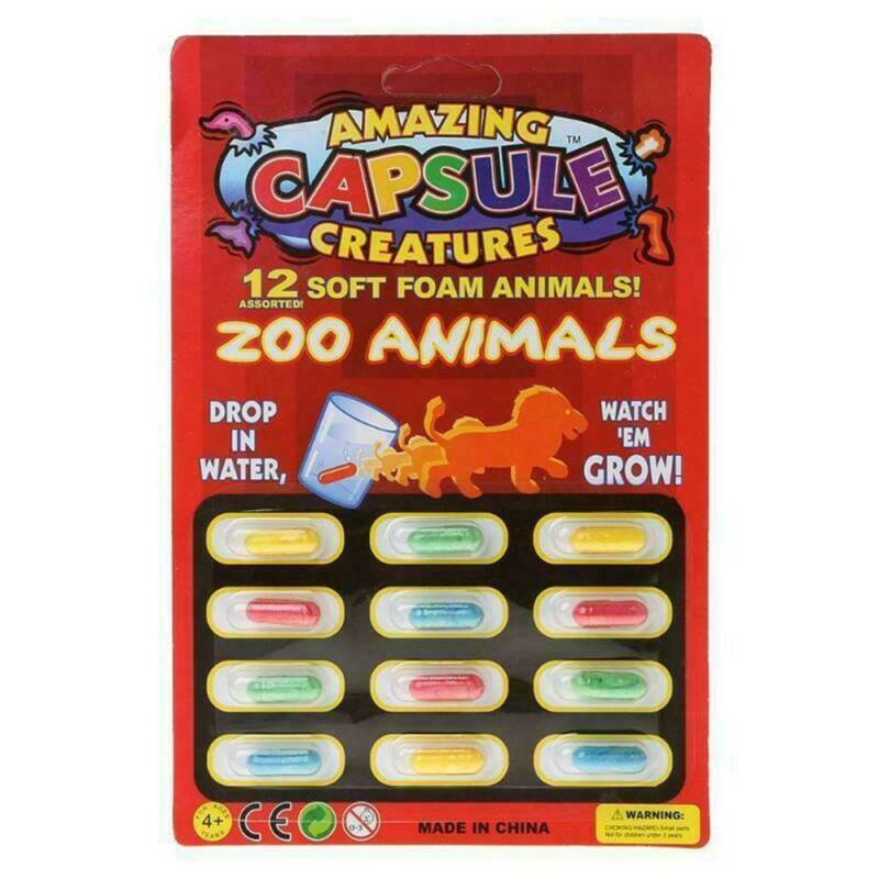 1PCS Magic Grow Capsules Baby Cognition Toys Educational Toys Larger In Water CA