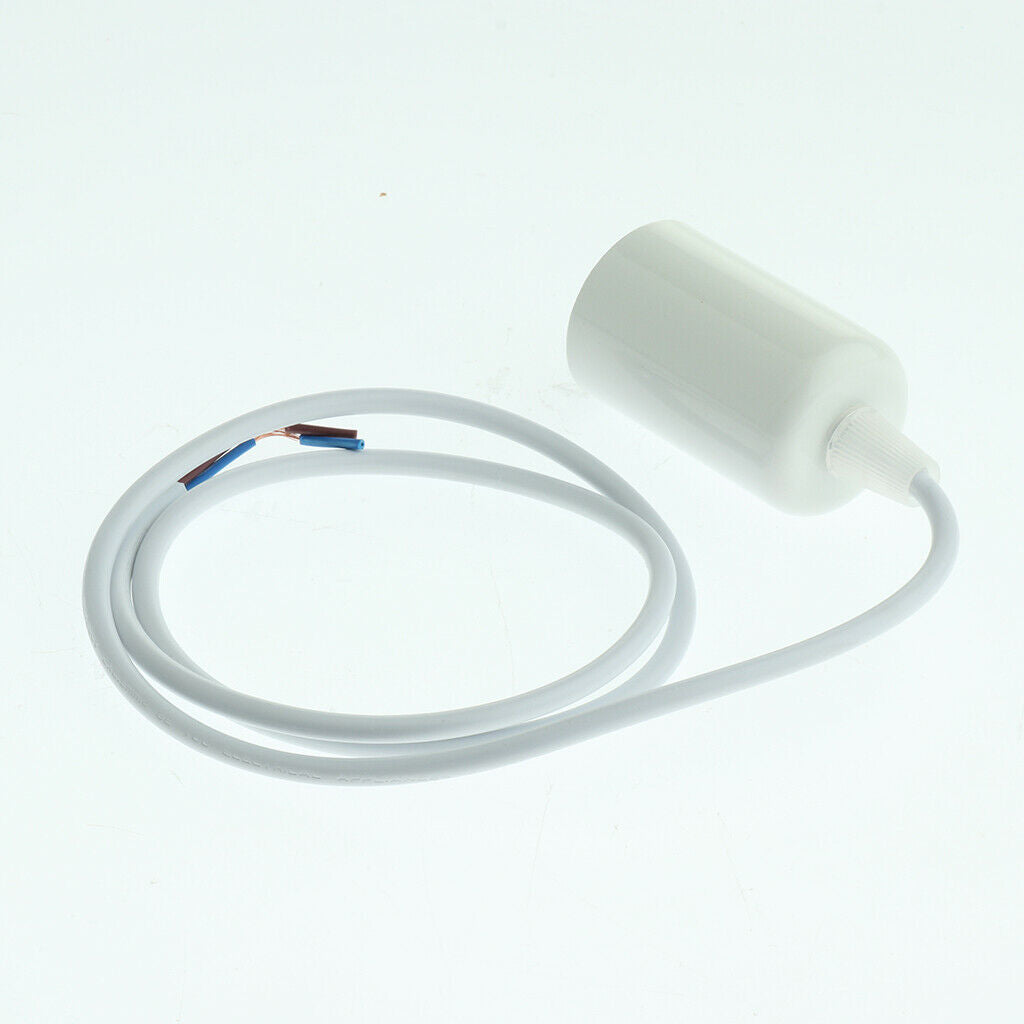1 Pc Ceiling Lamp / Pendant Light Holder for E27 Screw-type Bulb Light White