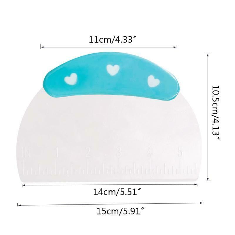 Cake Scraper Baking DIY Tool Cake Smoother Silicone Food Grade Kichen Durable