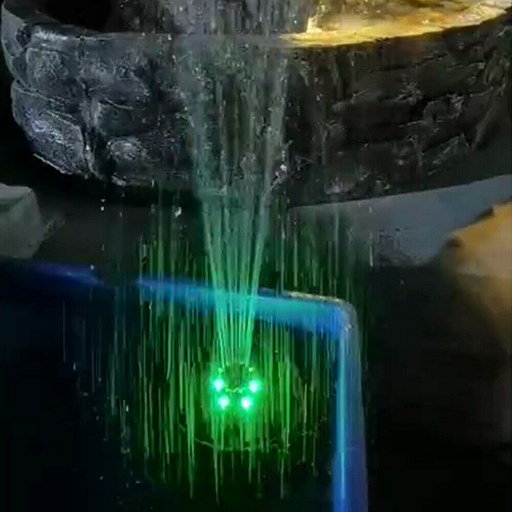 Solar Fountain Pump with Colorful LED Light Solar Powered Water Fountain PuU169