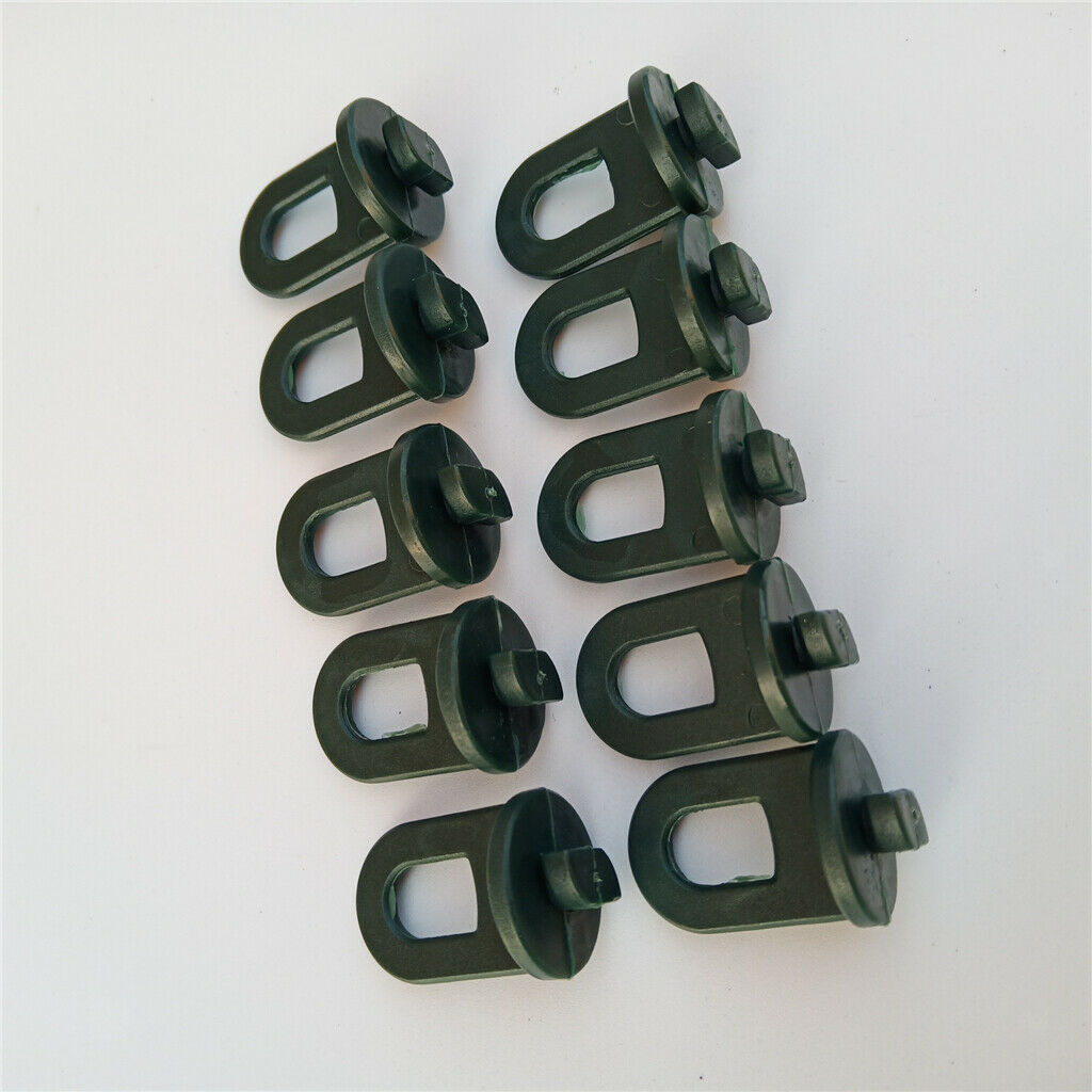 10x Plastic Greenhouse Hook Hanging Plant Hangers Garden Accessories