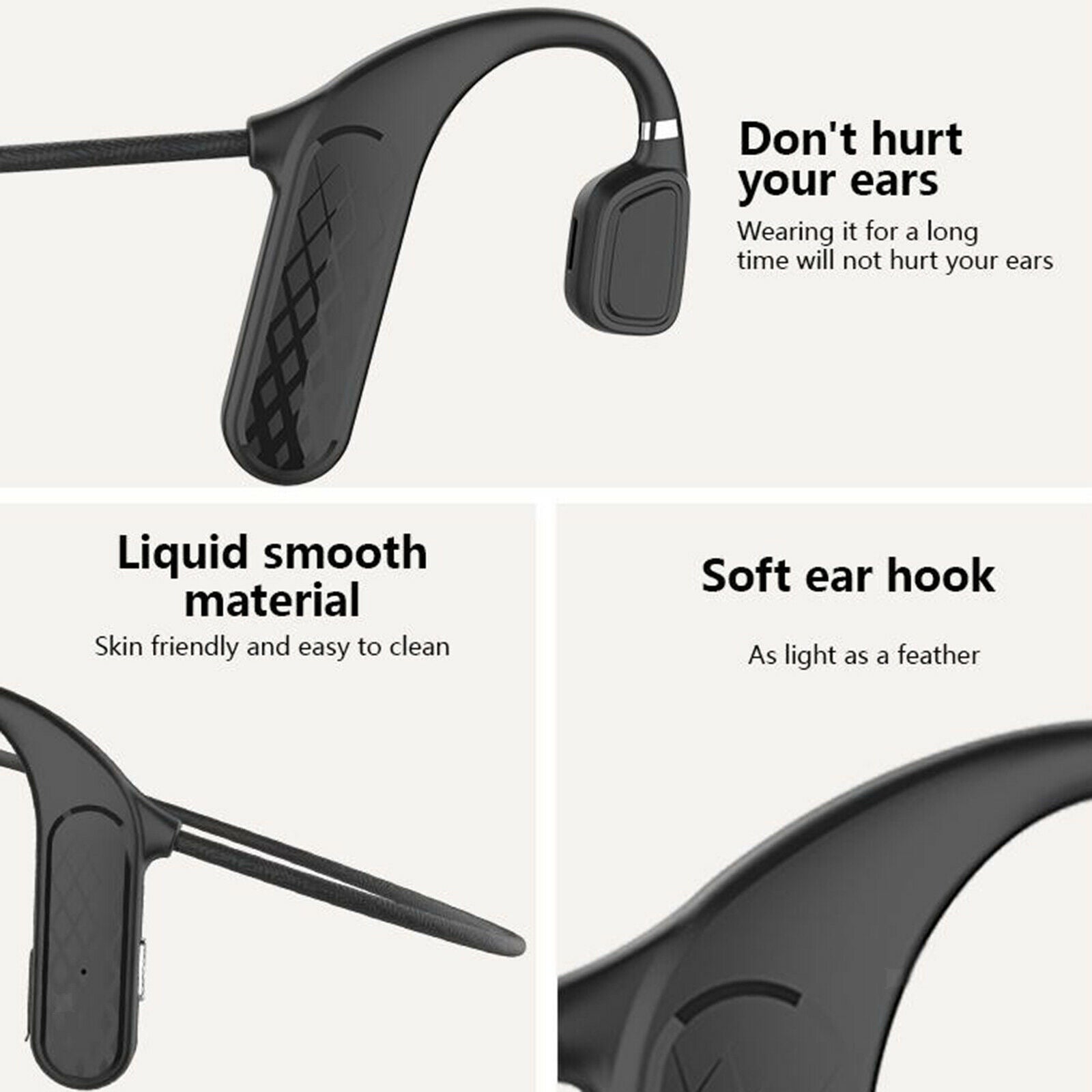 Air Conduction Headphones Bluetooth V5.1 Sport Open Head Wireless Headsets