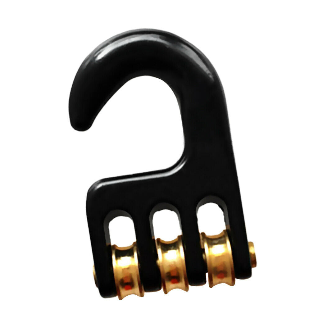 Aluminum Alloy Windsurf Hook Pulleys with 3 Wheel Surf Accessories