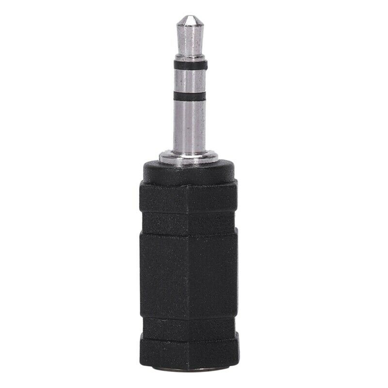 2.5mm Stereo Female to 3.5mm Stereo Male Plug Jack Audio Adapter, Black N7P6