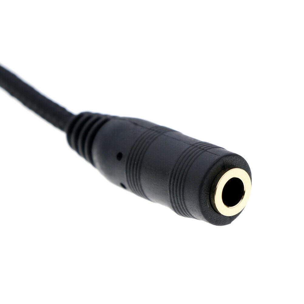 3.5mm female--male aux stereo audio headphones extension cable lead cord wirN Ad