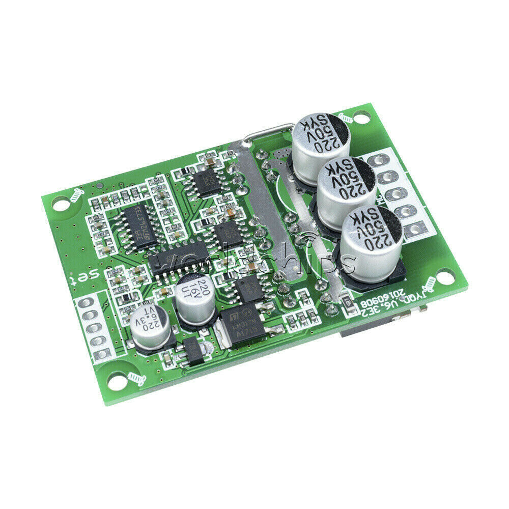 Brushless Motor PWM Control Controller Balanced BLDC Driver Board DC 12V-36 500W