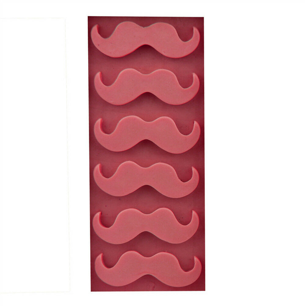 Beard Mustache Candy Silicone Fondant Mold Sugar Craft Christmas Cake Dec.l8