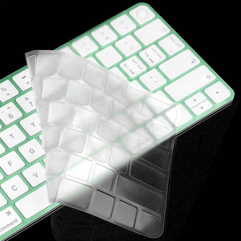 Transparent TPU Keyboard Cover Protector For iMac Magic New 24 Keyboard NEW