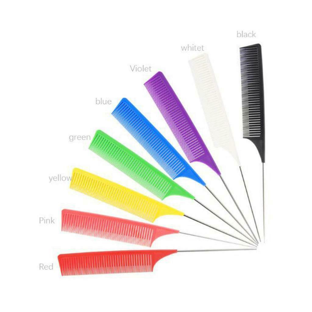 4Pieces Fine Weaving Highlighting Foiling Hair Comb for Salon Hair Combs