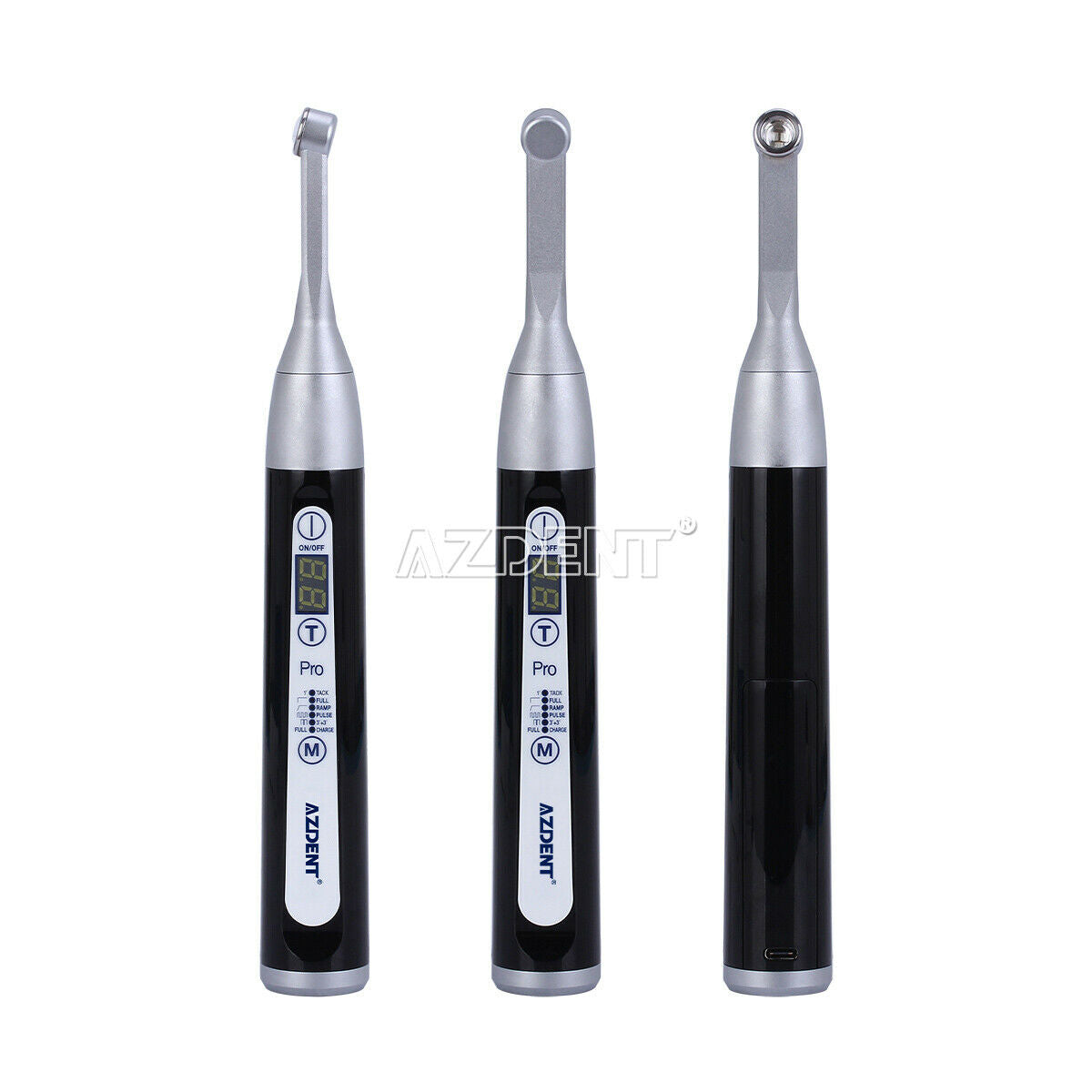 Black Dental Wireless LED PRO105 Curing Light Lamp 1 Second Curing High Power