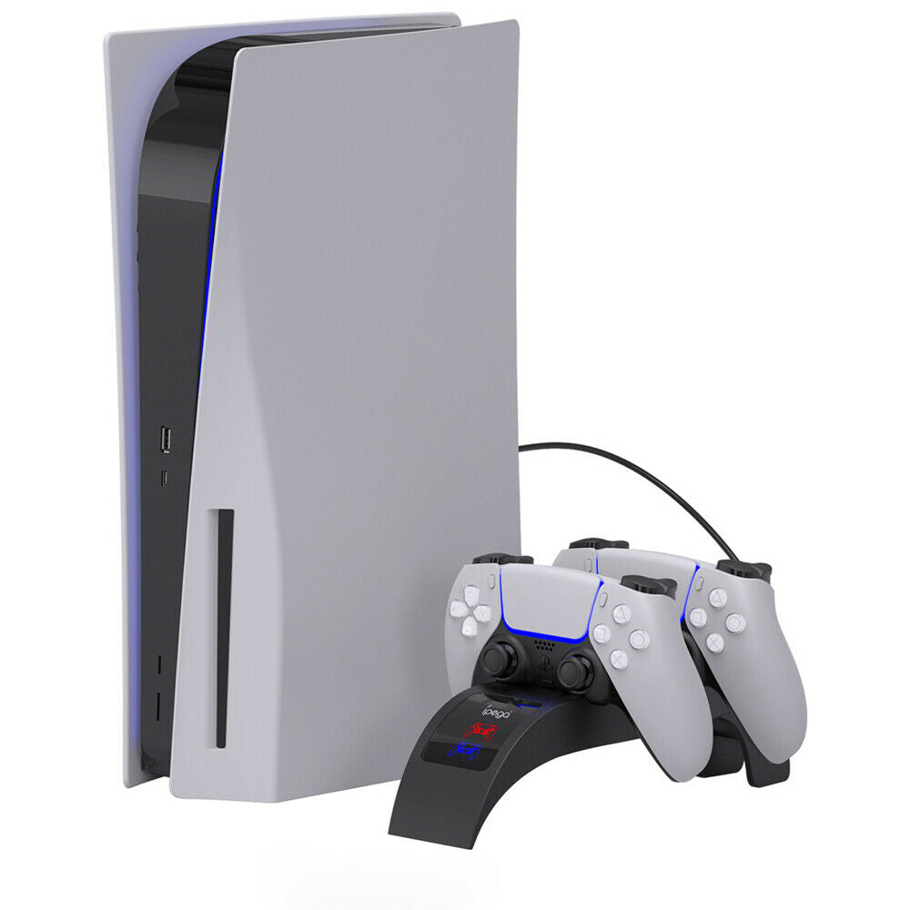 Dual Controller Fast Charger Console Desktop Installation For PS5 Controller