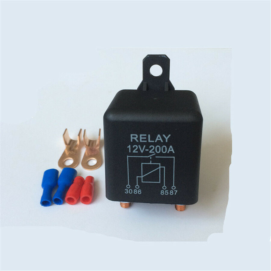 12V 120A Split Charge Relay 2 Pin for Car Automotive Starter Switch +2 Terminals