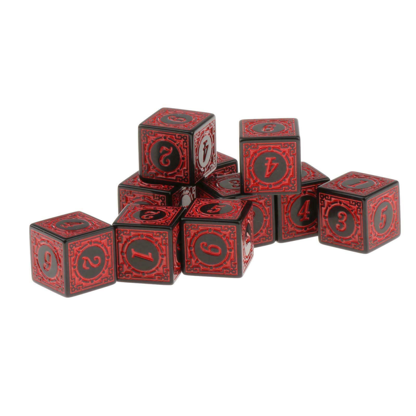 50pcs Dices Table Role Tabletop Party Entertainment Dice Gifts for Kid